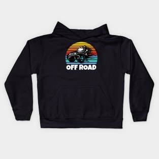 Vintage Jeep Lover Kids Hoodie